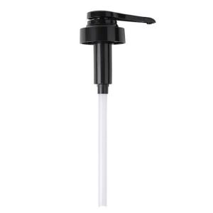 Quality Black Non Spill 38mm Plastic Gallon Pumps , Syrup Pump 750ml Kitchen Use for sale