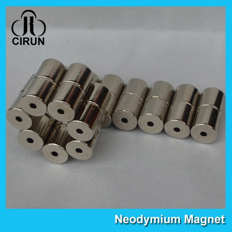 Quality Professional Cylinder Strong Neodymium Magnets / Rare Earth Ndfeb N42 Magnet for sale