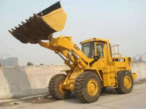 China Yellow Color Used CAT 966e Wheel Loader Sale , Cat Rubber Tire Loader on sale