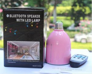 Quality Remote control led bulb with bluetooth speaker for sale