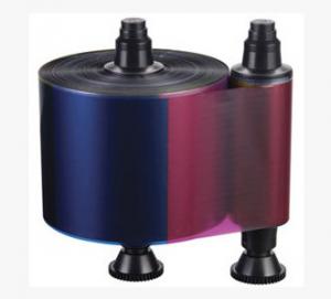 Quality Compatible Evolis R3013 1/2YMCKO Color Ribbon 400 prints/roll for Evolis Pebble for sale