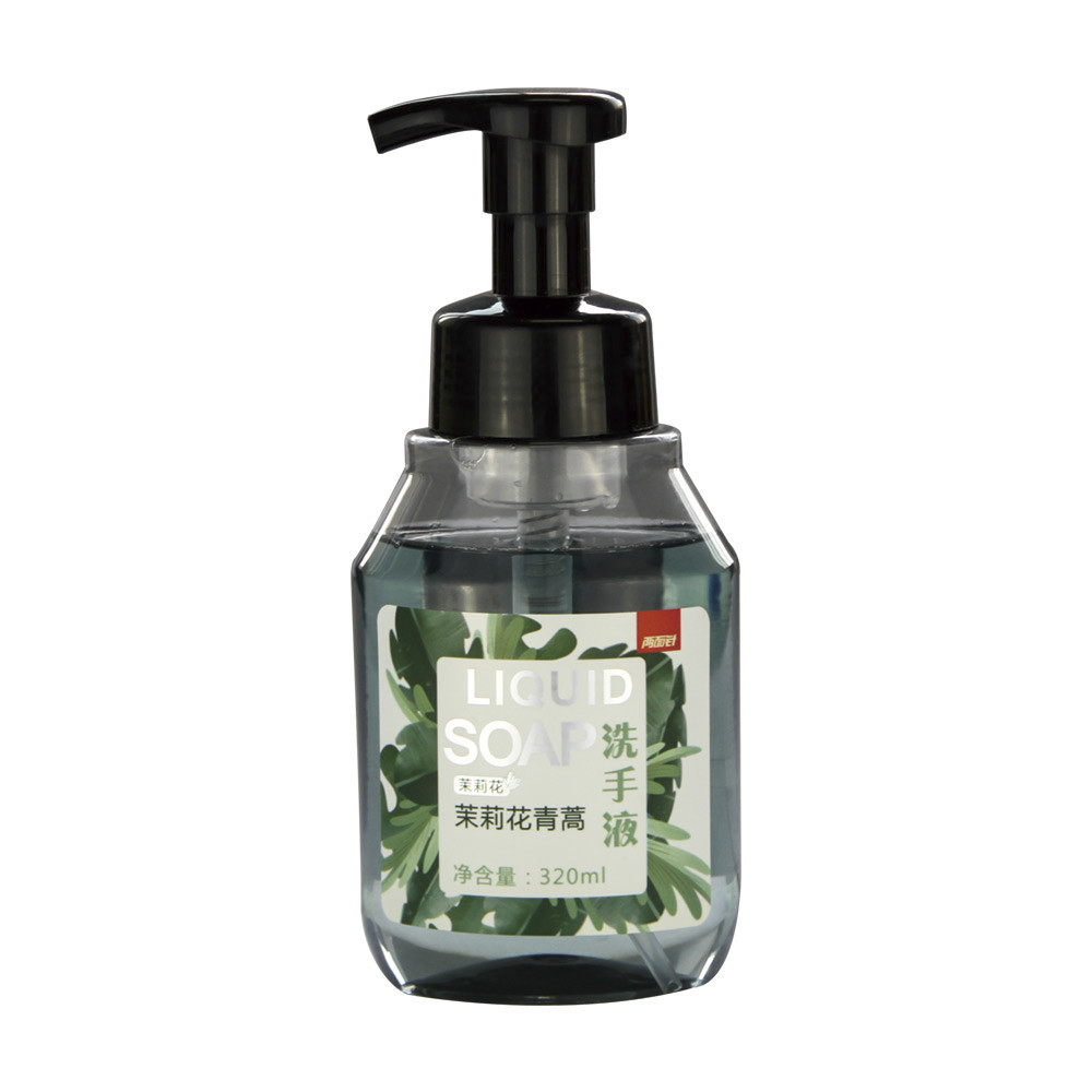 Quality Minty Notes Lemon Hand Soap Liquid , Green Notes  Antibacterial Foaming Hand Soap for sale