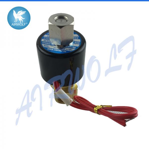 Buy 2 Way Water Solenoid Valves UD-6-NO UD-80-NO UD-10-NO Normal Open Brass at wholesale prices