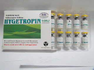 Quality Injury Healing Hygetropin Human Growth Hormone , 10iu / Vial Fat Loss HGH White Powder for sale