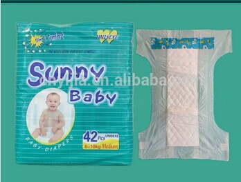 China economic disposable Sunny baby brand diapers / baby nappies on sale