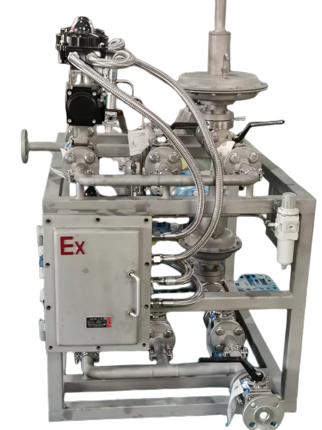 Quality Valve Skid Mounted Pressure Reducing Steam Valve Manifolds Mounted System For Gasoline Industry for sale