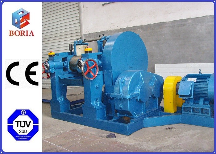 Manual Type Rubber Mixing Equipment , Intermix Rubber Mixer With ZQ Reducer