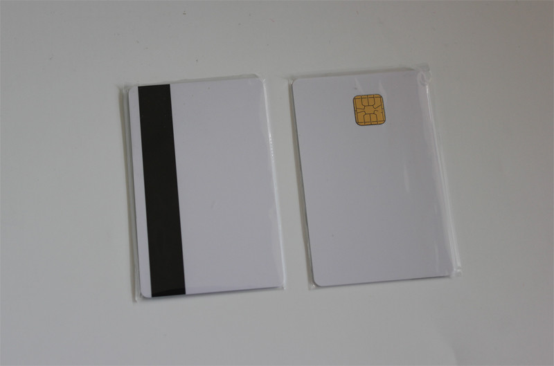 BLANK PVC INKJET PRINTABLE ID PVC Magnetic Strip CARD & 4442 4428 CHIP CARD FOR Epson & Canon inkjet printer from China