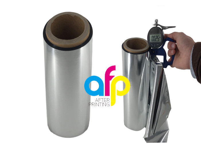Buy cheap 25 Microns Metallised Polyester Film , Hot Lamination Polyester Film Roll from wholesalers