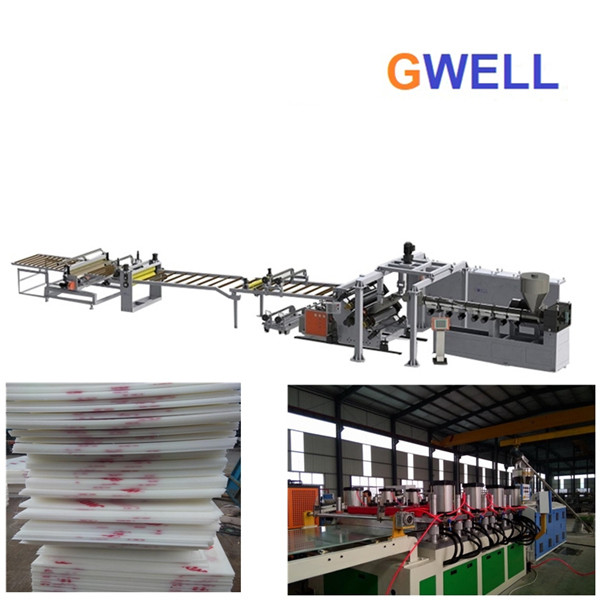 Quality PP Thick Sheet Production Line PP Thick Board Extruder Machine Single Screw Extruder for sale