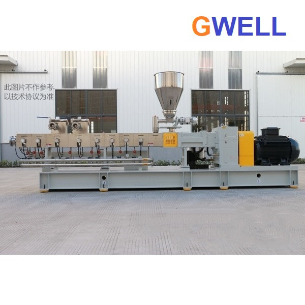 Quality 85mm Conical Co Rotating Twin Screw Extruder Mixing Melting for sale