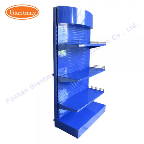 Buy Perforated Sheet Metal Pegboard Display With Hooks Tool Stand at wholesale prices