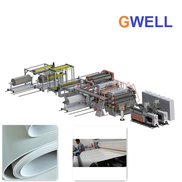 Quality PVC Waterproofing Membrane Production Line Width is 1500-6000 mm for sale