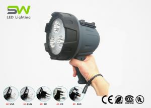 Quality Cree Battery Operated Handheld Spotlight , Waterproof Spotlight AC Charger for sale
