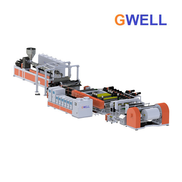 Quality Stone Paper Making Machine Synthetic Plastic Paper Single Layers Or 3 Layers Cast Stretch Film Line for sale