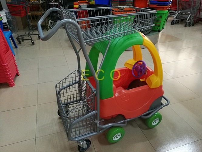 Quality Rust free Children Kids Shopping Trolley / Shopping Cart For Kids for sale