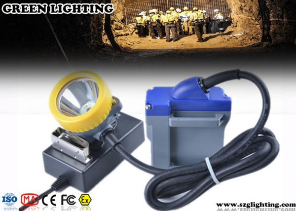 Buy 15000 Lux LED Miners Lights For Hard Hats , 6600mAH Cord Safety Hard Hat Lights  at wholesale prices