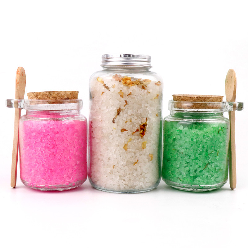 Quality Aromatherapy Scented Dead Sea Salt Bath , Natural Himalayan Mineral Foot Scrub Soak Salt for sale