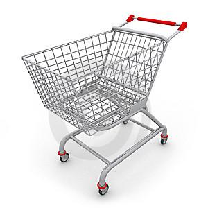 Quality NR Plastic Core White Rubber Covered Roller Application Shopping Cart for sale