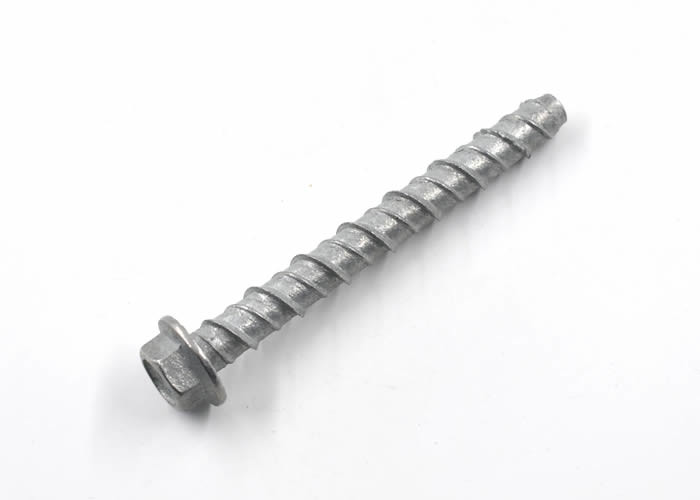 Quality Hardened Fasteners Screws Bolts Indented  Serrated Hex Head Concrete Screws for sale