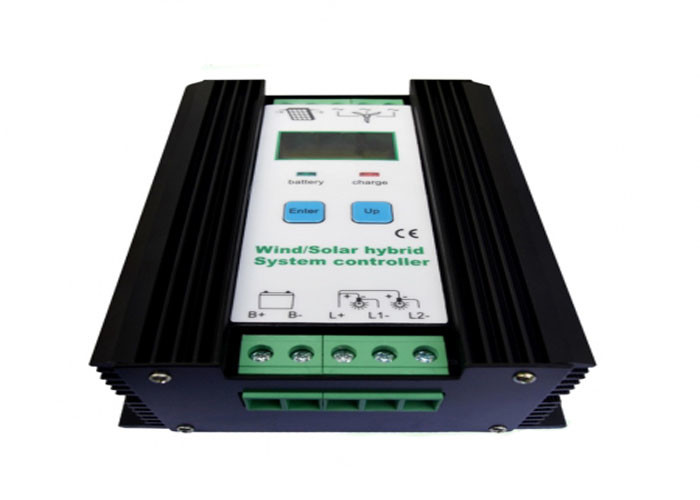 Quality LCD Economic Lead Acid Battery 12v / 24v PWM Wind Solar Hybrid System Controller for sale