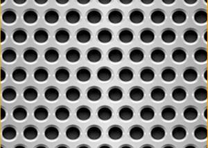 Quality Standard 5mm Hole 8mm Pitch Decorative Stainless Steel Sheets Perforated  For USA, EU, Africa Market for sale