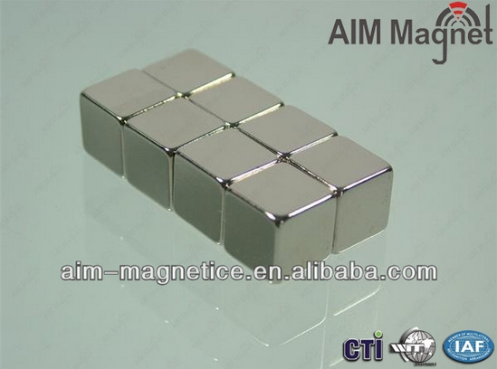 Sintered Permanent Neodymium Magnetic Cube