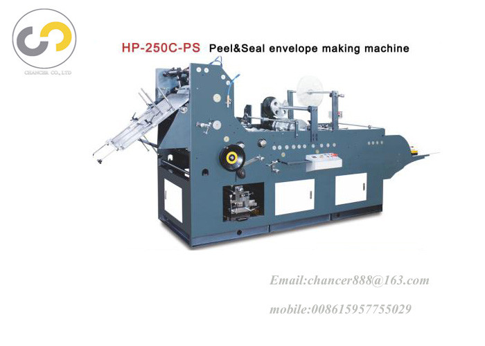 China Automatic pocket envelope making machine with peel and seal, envelope gluing machine on sale
