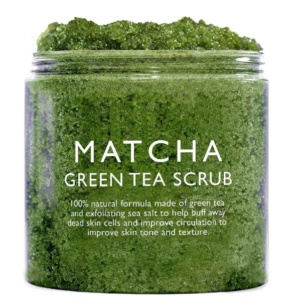 Quality Green Tea Personal Care Toiletries Deep Cleansing Whitening Organic Matcha Face Body Scrub for sale