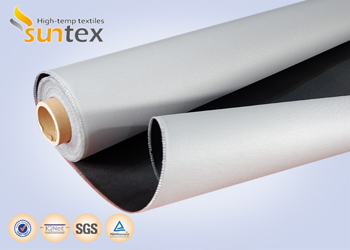 Quality PU Coated E Glass Cloth Fabric M0 Pipe Protection Cover 0.43mm Two Sides Fiberglass Cloth RollOne Side for sale