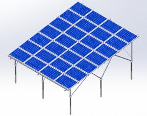 Quality Aluminum Solar Panel Mounting System Easy Installation PV Mounting Structures for sale