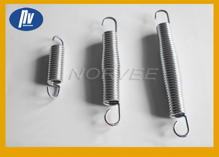 Quality Carbon Steel Golden Long Extension Springs Free Length For Industial Machinery for sale