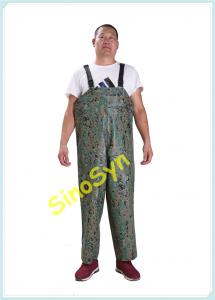 Quality FQY1908 Digital-Camouflage PVC Safty Chest/ Waist Protective Working Fishery Men Pants for sale