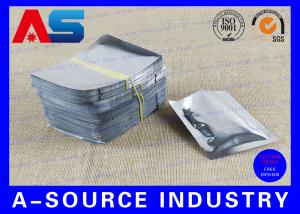 China Silver Standing Up Plastic Aluminium Foil Bag For Medication Blister Packs on sale