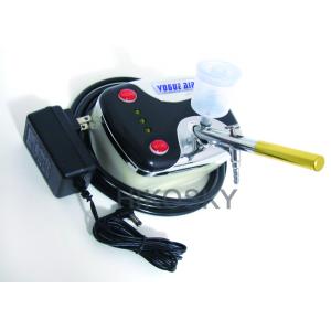 Makeup Airbrush Machine on Quality Mobile Gravity Feed Airbrush Tanning Kit Machine With Oil Free