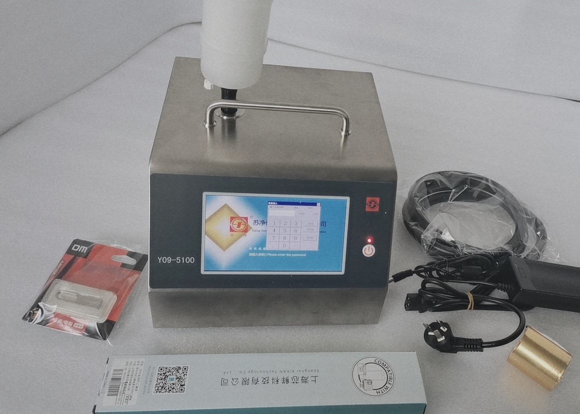 Quality TFT Touch Screen 25um Dust Particle Counter In Electronic Industry for sale
