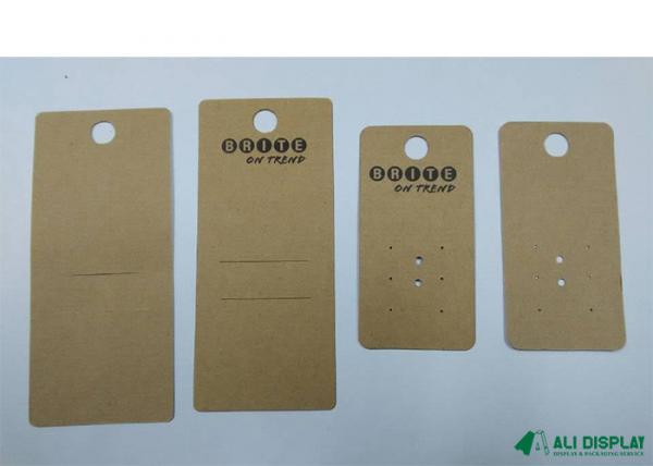 Buy 90mm Necklace Coloured Paper Card CDR CMYK Kraft Paper Card at wholesale prices