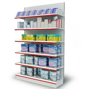 Quality 80 - 150kgs / Layer Shelf For Convenience Store , Supermarket Equipment , 6 Tier for sale