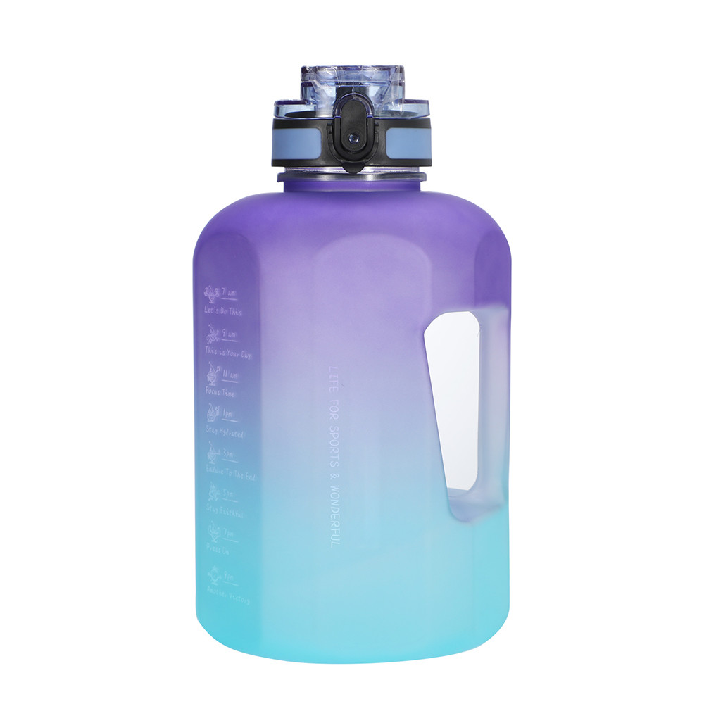 2200ml 5 Gallon Gym Tritan Plastic Water Bottle 14x14x25cm