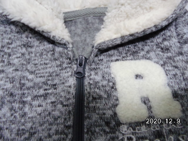 Quality Twisted Knitted Brushed Inside Boys Grey Cardigan With Side Pocket for sale