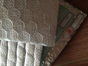 Quality Reflective Bubble Wrap Heat Insulation With Cloth Heat Insulation Materials 1.2x30m for sale