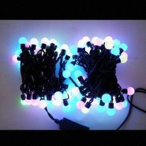 Quality LED RGB Changing Color Small Ball String Light with 100,000 Hours Lifespan for sale