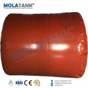 Molatank collapsible Red Mud PVC Gas Bottle Cylinder Shape Storage Container Tank in Hot Sale