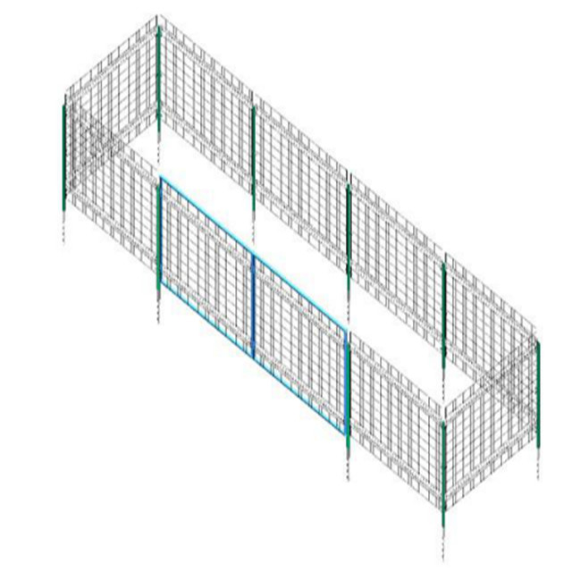 Quality Pre - Assembled Metal Wire Mesh Fence Panels For Safety , Easy Installtion for sale