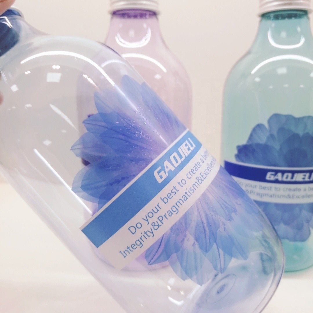 Quality Etiquetas adhesivas personalizadas para botella transparente for sale