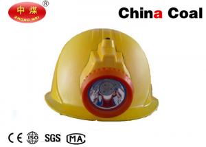 Quality Mining Tools Coal Miner Safety Helmet with LED Light  / Security Helemts for sale