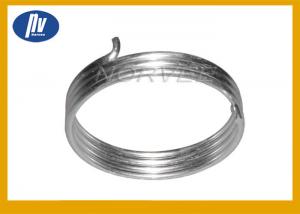 Quality Carbon Steel Extension Spring , White Zinc Plated Large Extension Springs for sale