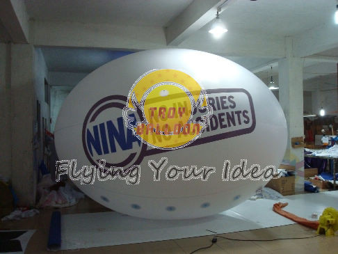Quality Huge Two sides digital printed Oval Balloon with Good Elastic for Outdoor Advertising for sale