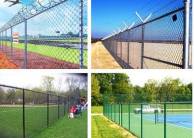 Quality Stadium Chain Link Fence,Playground Chain Link Fence,Chain Link Garden Fence for sale
