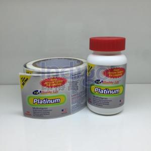 Quality Custom pharmaceutical &amp; health label sticker printing, waterproof roll pharmacy bottle label sticker for sale
